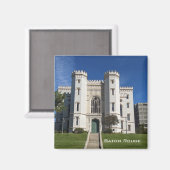 Hauptstadt des alten Staat - Baton Rouge Magnet (Vorderseite/Rückseite)