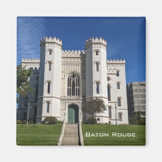 Hauptstadt des alten Staat - Baton Rouge Magnet (Vorne)