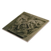 Hauptstadt, die einen Mann schießt einen Pfeil in Fliese (Seite)