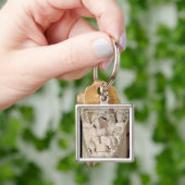Hauptstadt eine darstellende Entlastung Schlüsselanhänger (Hand)