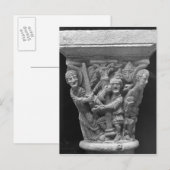 Hauptstadt einer Spalte Postkarte (Vorne/Hinten)