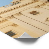 Hauptstadt Gebäude bei Dämmerung angeschossen Poster (Ecke)