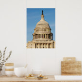 Hauptstadt Gebäude bei Dämmerung angeschossen Poster (Küche)