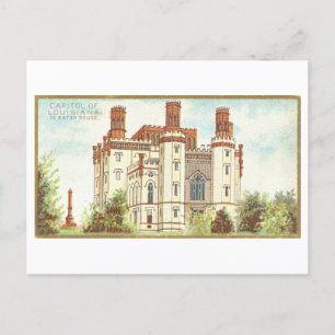 Hauptstadt Gebäude in Baton Rouge, Louisiana, Postkarte