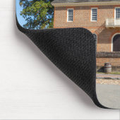 Hauptstadt Gebäude in Kolonial-Williamsburg Mousepad (Ecke)