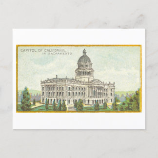 Hauptstadt Gebäude in Sacramento, Kalifornien, Postkarte