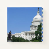Hauptstadt Gebäude in Washington DC Notizblock (Rückseite)
