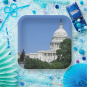 Hauptstadt Gebäude in Washington DC Pappteller (Party)