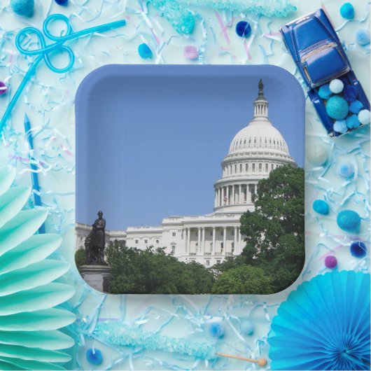 Hauptstadt Gebäude in Washington DC Pappteller (Party)