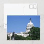 Hauptstadt Gebäude in Washington DC Postkarte (Vorne/Hinten)