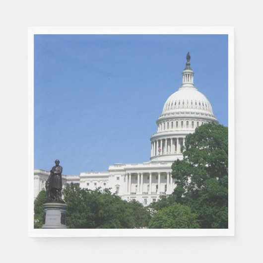 Hauptstadt Gebäude in Washington DC Serviette (Vorderseite)