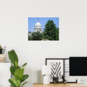Hauptstadt Gebäude von Bartholdi Park Poster (Heimbüro)
