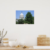 Hauptstadt Gebäude von Bartholdi Park Poster (Küche)