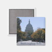 Hauptstadt Gebäude Washington D.C. Magnet (Vorderseite/Rückseite)