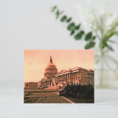 Hauptstadt Gebäude Washington DC Vintag Amerika Postkarte (Stehend Vorderseite)