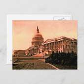 Hauptstadt Gebäude Washington DC Vintag Amerika Postkarte (Vorne/Hinten)