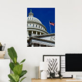Hauptstadt Gebäude, Washington, USA Poster (Heimbüro)