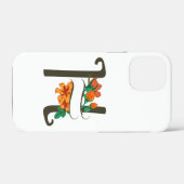 Hauptstadt H florale Monogramm Case-Mate iPhone Hülle (Rückseite (Horizontal))