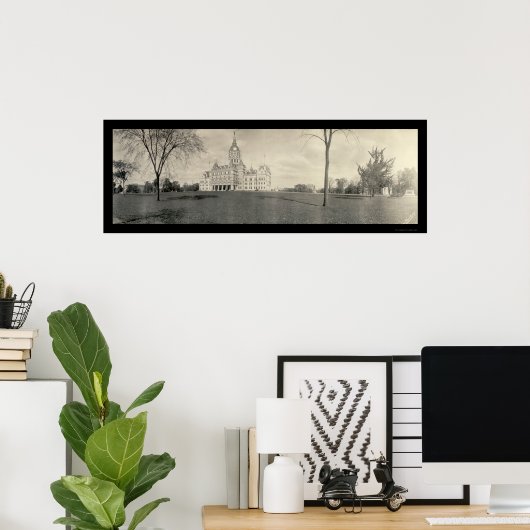 Hauptstadt Hartford CT Foto 1909 Poster (Heimbüro)