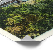 Hauptstadt Island New Foot Bridge View Poster (Ecke)