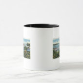 Hauptstadt Island New Foot Bridge View Tasse (Zentrum)