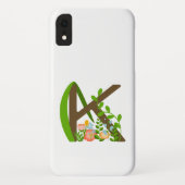 Hauptstadt K florale Monogramm Case-Mate iPhone Hülle (Rückseite)