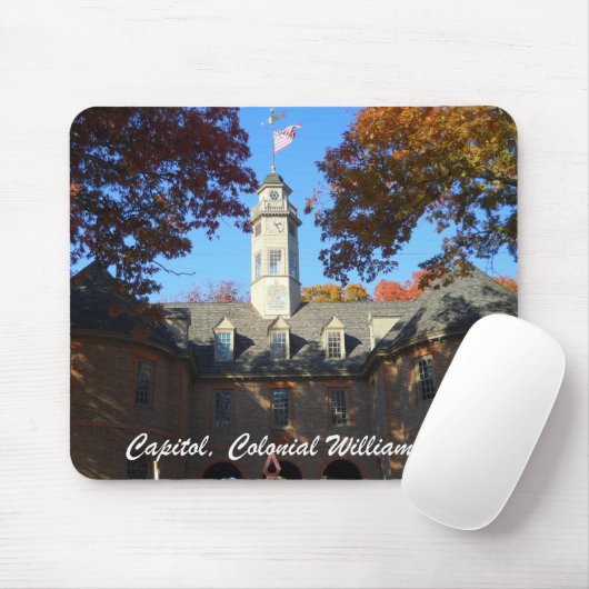Hauptstadt, Kolonial Williamsburg Mousepad (Mit Mouse)
