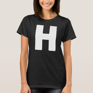 Hauptstadt Letter H Matching Group Letters Alphabe T-Shirt