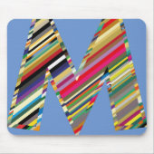HAUPTSTADT Letter M mehrfarbig, Mousepad (Vorne)