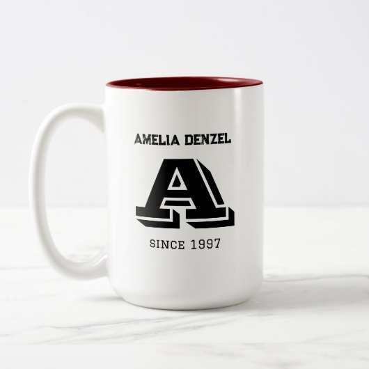 Hauptstadt Name Tasse Cup in Tasse Bechersammlung (Links)