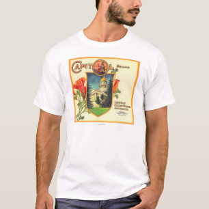 Hauptstadt orange LabelLindsay, CA T-Shirt