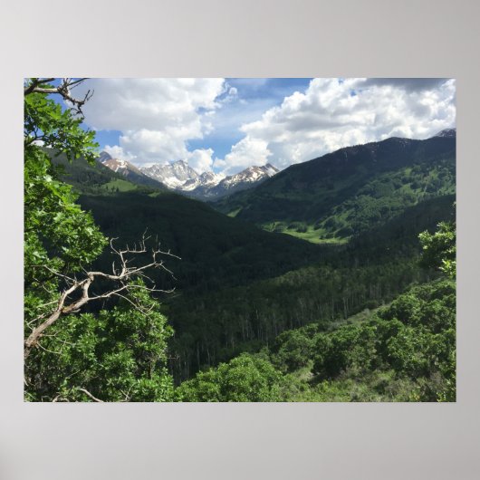 Hauptstadt Peak, Colorado Poster (Vorne)