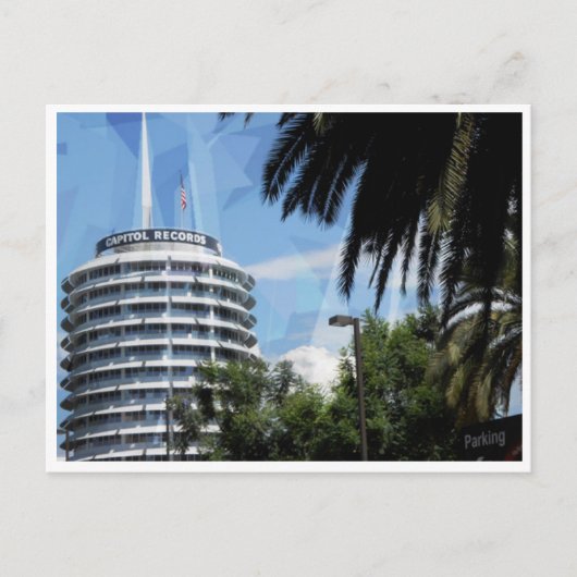 Hauptstadt Platten Postkarte (Vorderseite)