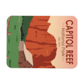 Hauptstadt Reef National Park Ranch Vintag Magnet (Horizontal)