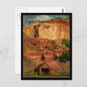 Hauptstadt Reef National Park, Utah Postkarte (Vorne/Hinten)