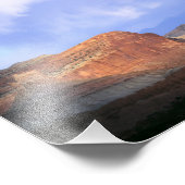 Hauptstadt Reef National Park, Utah. USA. Cumulus Fotodruck (Ecke)