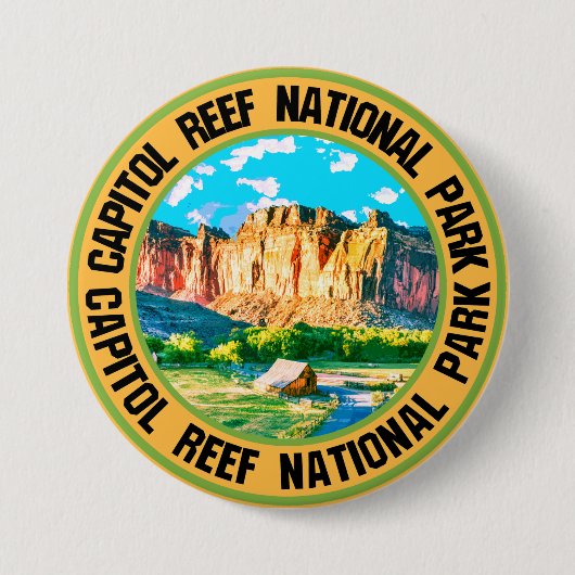 Hauptstadt Reef Nationalpark Button (Vorderseite)