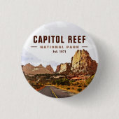 Hauptstadt Reef Nationalpark Cathedral Loop Button (Vorderseite)