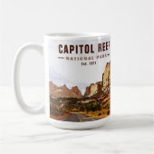 Hauptstadt Reef Nationalpark Cathedral Loop Kaffeetasse (Links)