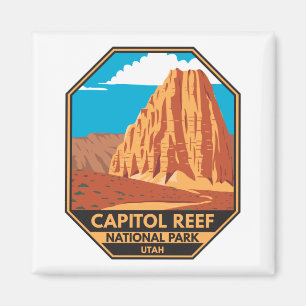 Hauptstadt Reef Nationalpark Cathedral Loop Magnet