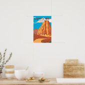 Hauptstadt Reef Nationalpark Cathedral Loop Poster (Küche)