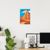 Hauptstadt Reef Nationalpark Cathedral Loop Poster (Heimbüro)