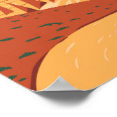 Hauptstadt Reef Nationalpark Cathedral Loop Poster (Ecke)