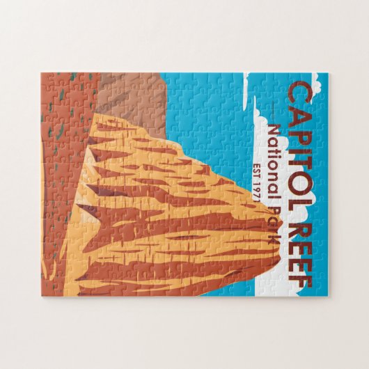 Hauptstadt Reef Nationalpark Cathedral Loop Puzzle (Horizontal)