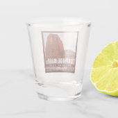 Hauptstadt Reef Nationalpark Cathedral Loop Schnapsglas (Rückseite)