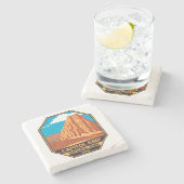 Hauptstadt Reef Nationalpark Cathedral Loop Steinuntersetzer (Seitenansicht)