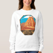 Hauptstadt Reef Nationalpark Cathedral Loop Sweatshirt (Vorderseite)