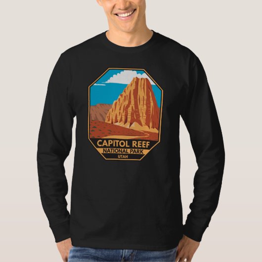 Hauptstadt Reef Nationalpark Cathedral Loop T-Shirt (Vorderseite)