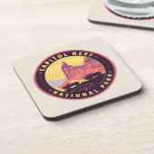 Hauptstadt Reef Nationalpark Getränkeuntersetzer (Linke Seite)