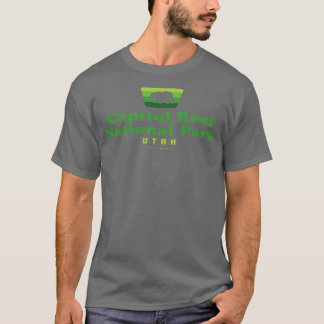Hauptstadt Reef Nationalpark Retro Bear Arrowhead T-Shirt
